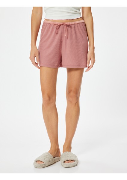 Rahat Kalıp Şort Pijama Altı Beli Bağlamalı modelleri