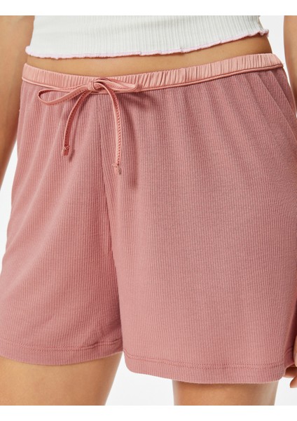 Rahat Kalıp Şort Pijama Altı Beli Bağlamalı indirimleri