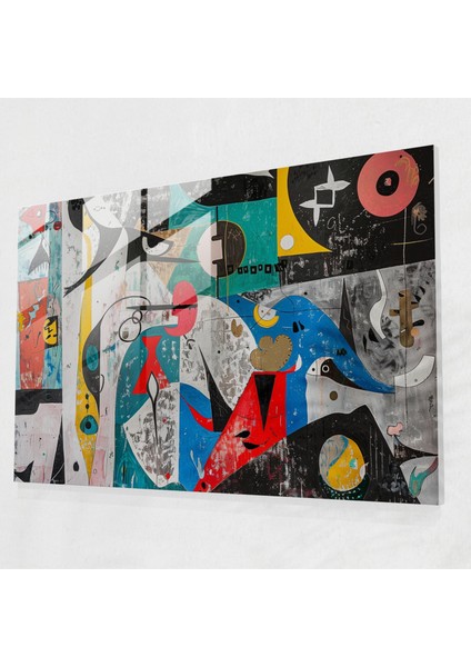 Pablo Picasso Duvar Dekorasyonu - Gerçeküstü Kompozisyon - Pablo Picasso, Ev Dekorasyonu, Pablo Picasso, Duvar Dekorasyonu, 45X30