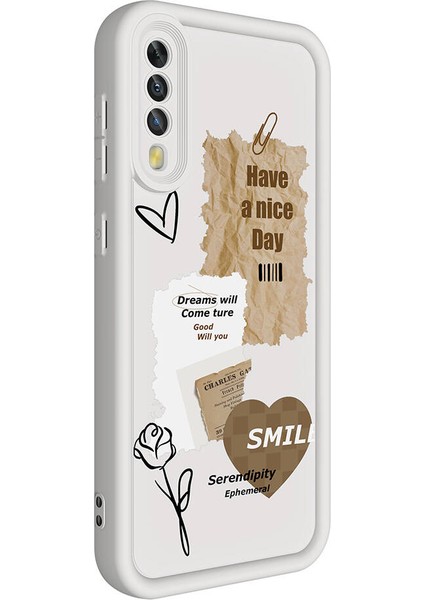 Galaxy A50 Kılıf Kamera Korumalı Baskılı Arka Yüzey Zore Klas Kapak