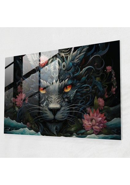 Gizemli Mitoloji Cam Baskı - Mitoloji, Modern Sanat, Duvar Süslemesi, Sanatsal Anlatım, 45X30