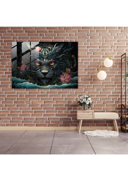 Gizemli Mitoloji Cam Baskı - Mitoloji, Modern Sanat, Duvar Süslemesi, Sanatsal Anlatım, 45X30 modelleri