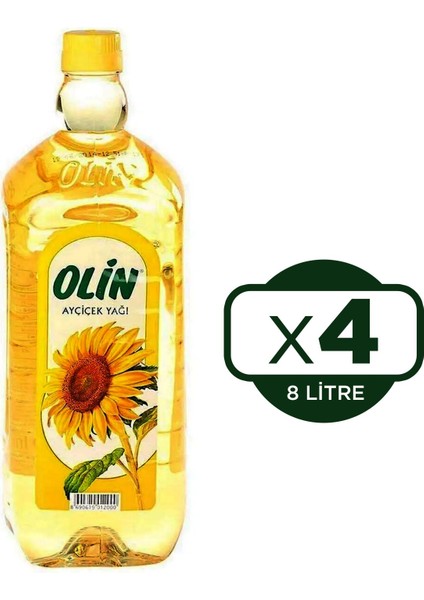 Ayçiçek Yağı 2 Lt Pet 4 Lü