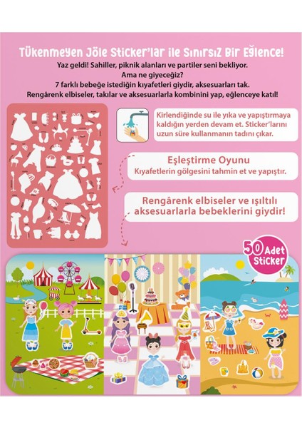 Tükenmeyen Jöle Sticker Bebek Giydirme