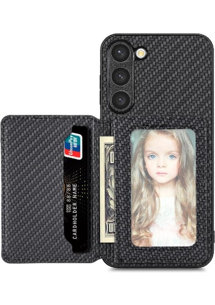 Samsung Galaxy S23 Manyetik Kart Tutucu Rfıd Engelleme Için Kılıf Komple (Yurt Dışından)