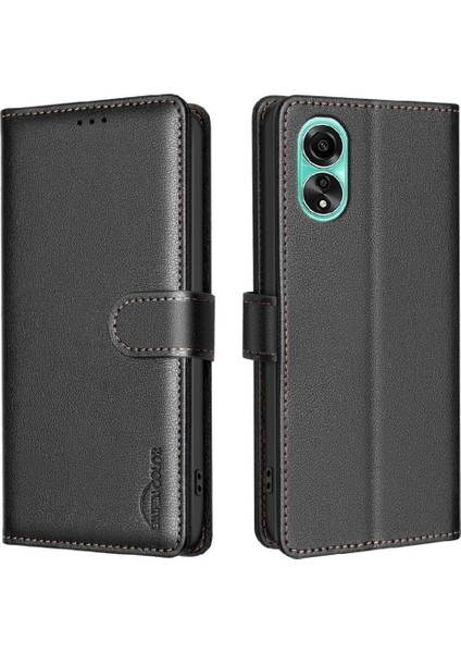 Oppo A78 4g Kart Tutucu Kickstand Pu Deri Cüzdan Rfıd Için Flip Case (Yurt Dışından) indirimleri