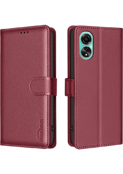 Oppo A78 4g Kart Tutucu Kickstand Pu Deri Cüzdan Rfıd Için Flip Case (Yurt Dışından) indirimleri