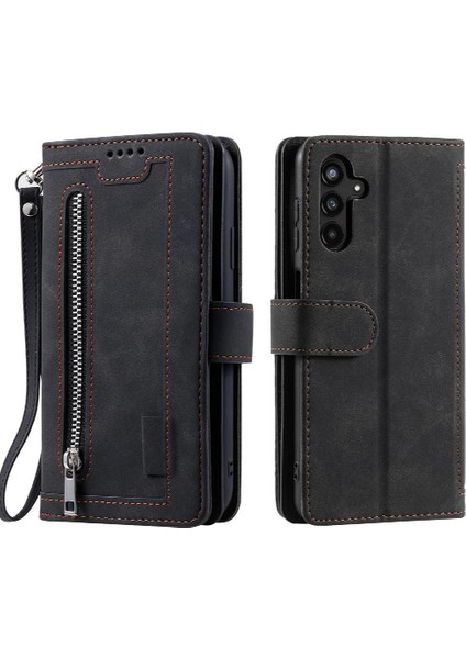 Samsung Galaxy A34 5g 9 Kart Yuvaları Pu Deri Cüzdan Için Flip Case (Yurt Dışından) modelleri