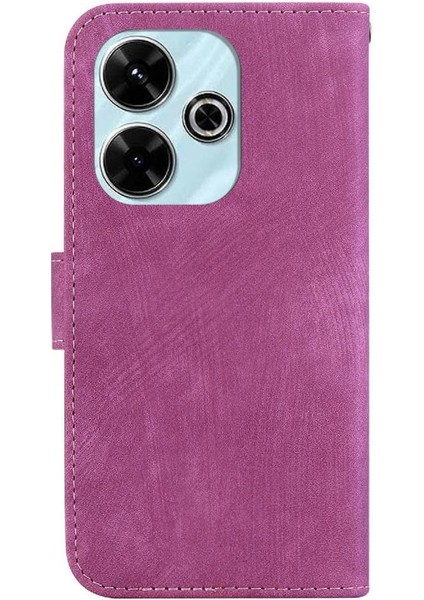 Xiaomi Poco M6 4g Için Kılıf Tutucu Kapak Kabartmalı Sevimli Kaplan Flip Folio (Yurt Dışından)