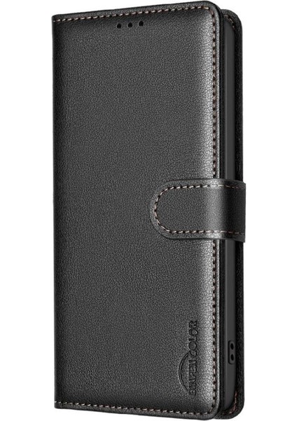 Motorola Moto G24 Için Flip Case Pu Deri Kart Tutucu Kickstand Manyetik (Yurt Dışından)