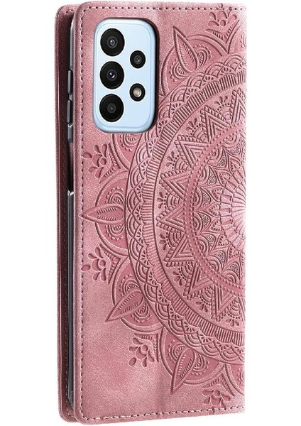 Samsung Galaxy A72 Yan Toka Darbeye Kapak Çevirin Kart Pu (Yurt Dışından)
