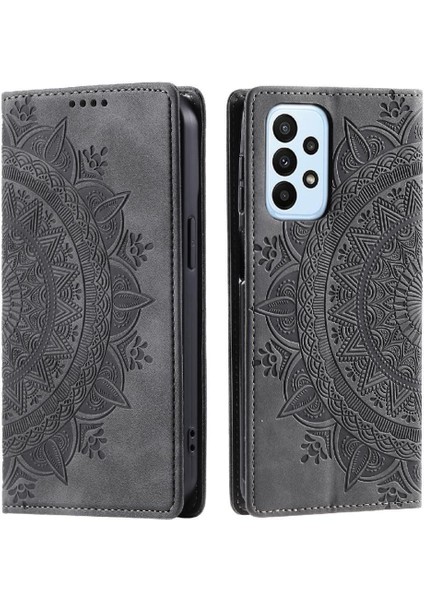 Samsung Galaxy A72 Yan Toka Darbeye Kapak Çevirin Kart Pu (Yurt Dışından)