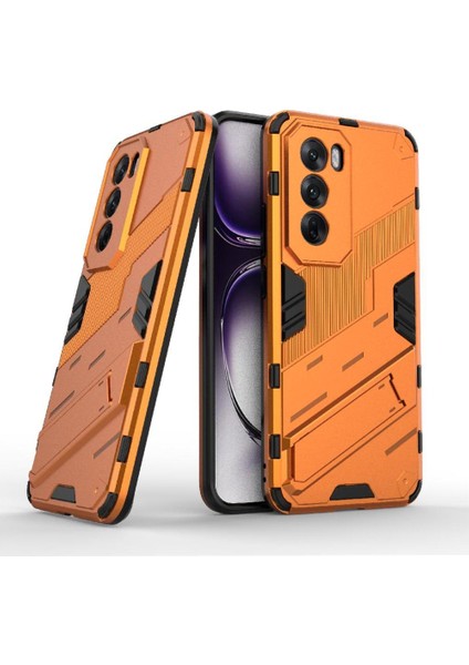 Oppo Oppo 12 5g Kickstand Sağlam Askeri Koruyucu Kapak Için Kılıf (Yurt Dışından)