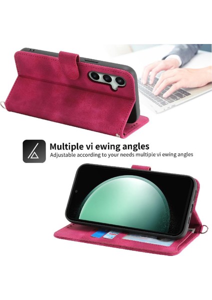 Samsung Galaxy S24 Fe Çoklu Kredi Kartı Yuvaları Için Flip Case Kabartmalı (Yurt Dışından) indirimleri