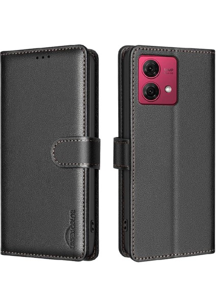 Motorola Moto G84 5g Kart Tutucu Kickstand Rfıd Engelleme Pu Için Flip Case (Yurt Dışından) indirimleri
