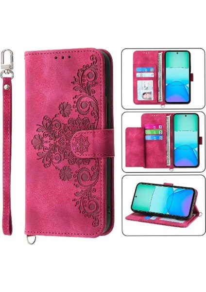 Xiaomi Poco M6 Pro 4g Darbeye Dayanıklı Kabartmalı Çoklu Kredi Için Flip Case (Yurt Dışından) fiyatları