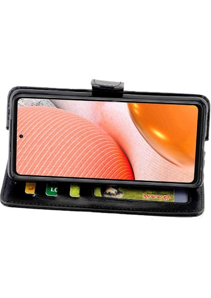 Samsung Galaxy A72 5g Kickstand Kart Tutucu Pu Deri Için Flip Case (Yurt Dışından) fırsatları