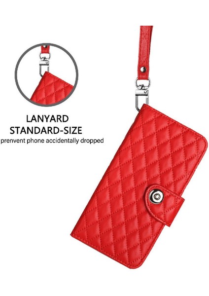 Motorola Kenar 50 Pro Cüzdan Kapak Için Kılıf Bilek Şerit Kart Tutucu Şık (Yurt Dışından)