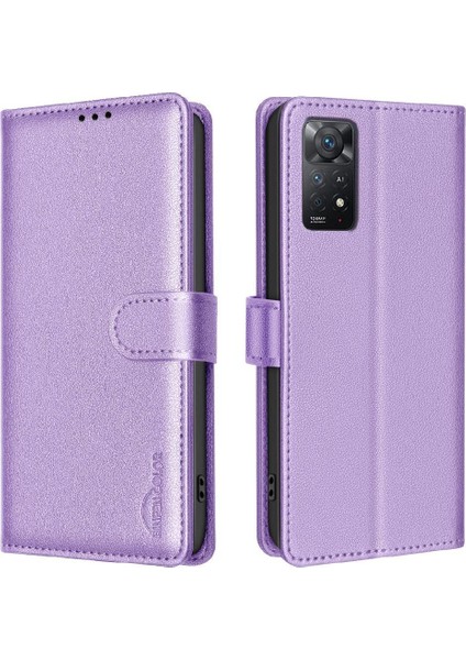 Xiaomi Redmi Not 11 Pro 4g Için Flip Case/5g Cüzdan Manyetik Rfıd Engelleme (Yurt Dışından)