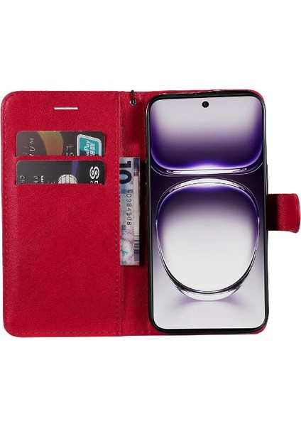 Kart Yuvası ile Oppo Oppo 12 5g Iş Cüzdan Telefon Kılıfı Için Flip Case (Yurt Dışından) modelleri