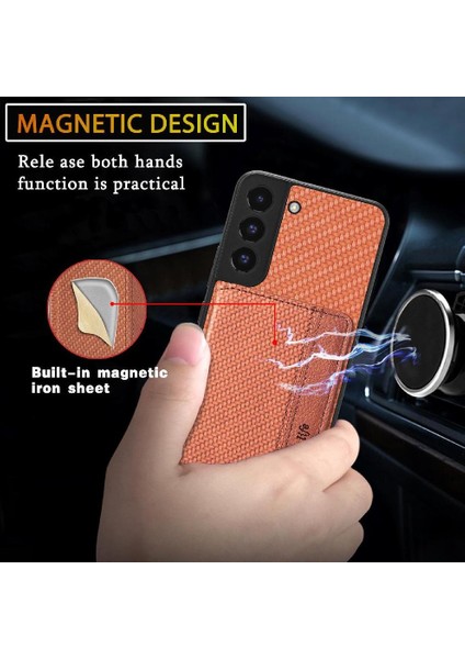 Samsung Galaxy S22 Manyetik Kart Tutucu Standı Fonksiyonu Rfıd (Yurt Dışından) modelleri