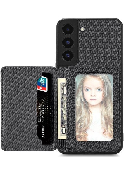 Samsung Galaxy S22 Manyetik Kart Tutucu Standı Fonksiyonu Rfıd (Yurt Dışından)