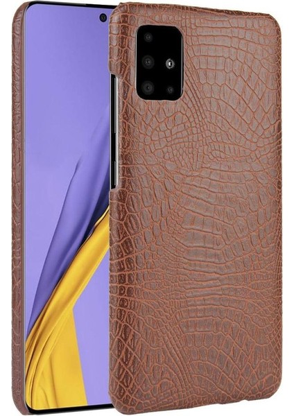 BDT Boutique Samsung Galaxy M51 Klasik Timsah Moda Anti Için Şık Klasik Durumda (Yurt Dışından)