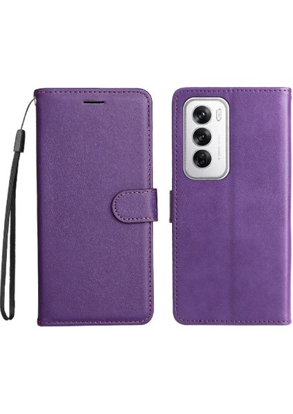 Kart Yuvası ile Oppo Oppo 12 5g Iş Cüzdan Telefon Kılıfı Için Flip Case (Yurt Dışından)