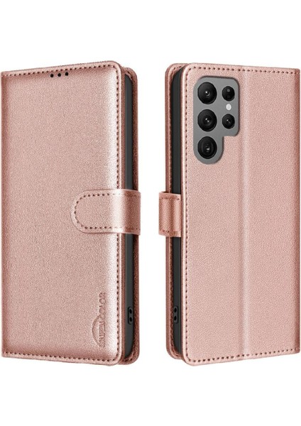 Samsung Galaxy S23 Ultra Cüzdan Kart Tutucu Kickstand Rfıd Için Flip Case (Yurt Dışından) indirimleri