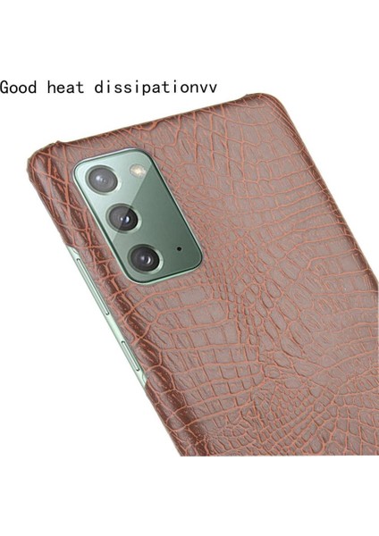 Samsung Galaxy Not 20 Anti Scratch Koruyucu Için Şık Klasik Durumda (Yurt Dışından) fırsatları