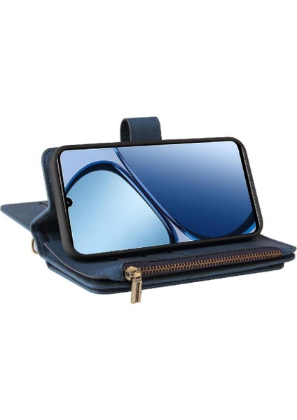 Kart ile Realme C61 Pu Deri Manyetik Kapatma Için Cüzdan Telefon Kılıfı (Yurt Dışından) fırsatları