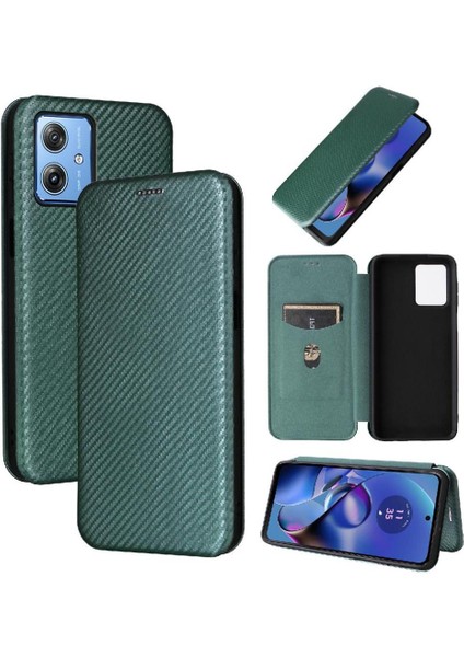 Motorola Moto G64 5G/G64Y 5g Tam Koruma Kartı Ekleme Için Flip Case (Yurt Dışından)