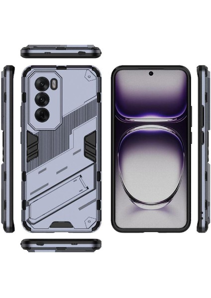 Oppo Oppo 12 5g Kickstand Sağlam Askeri Koruyucu Kapak Için Kılıf (Yurt Dışından)