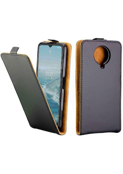 Nokia G20 Için Dikey Flip CASE/G10 Koruyucu Kapak Kart Yuvası Tpu Tarzı (Yurt Dışından)