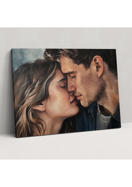 Gerçekçi Çift Kanvas Tablo - Gerçekçilik, Kanvas Tablo, Gerçekçilik, Kanvas Tablo, 50X30