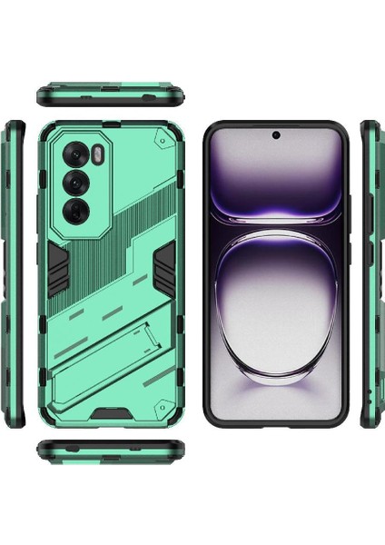 Oppo Oppo 12 5g Kickstand Sağlam Askeri Koruyucu Kapak Için Kılıf (Yurt Dışından)