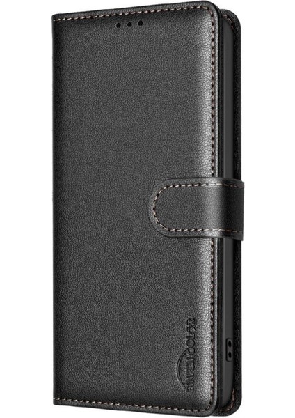 Xiaomi Redmi Not 12 Için Flip Case 4g Manyetik Rfıd Engelleme Kart Tutucu (Yurt Dışından)