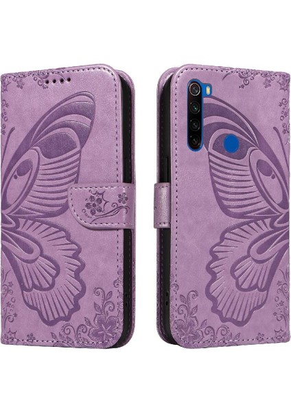 Xiaomi Redmi Not 8t Için Flip Case Kredi Kartı ile Ayrılabilir El Kayışı (Yurt Dışından) modelleri
