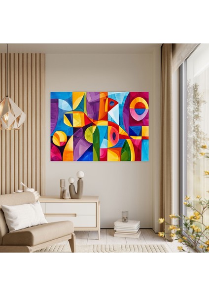 Pablo Picasso Tarzı Kanvas Tablo - Pablo Picasso, Ev Dekorasyonu, Pablo Picasso Tarzı Kanvas Tablo, 50X30