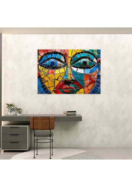 Pablo Picasso Kanvas Tablo - Pablo Picasso, Duvar Sanatı, Ev Dekorasyonu, Canlı Renkler, 50X30