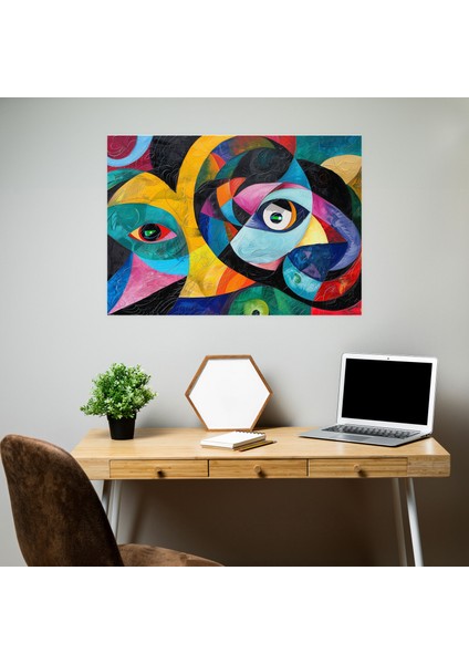 Pablo Picasso Ilham Veren Duvar Dekorasyonu - Pablo Picasso, Pablo Picasso, Kanvas Tablo, Ev Dekorasyonu, 50X30