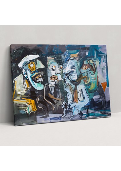 Gerçeküstü Pablo Picasso Duvar Tablosu - Pablo Picasso, Kanvas Tablo, Duvar Sanatı, Ev Dekorasyonu, 50X30