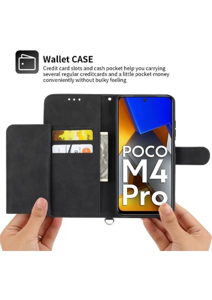 Xiaomi Poco M4 Pro 4g Bileklik Darbeye Çoklu Kredi Için Flip Case (Yurt Dışından) fırsatları