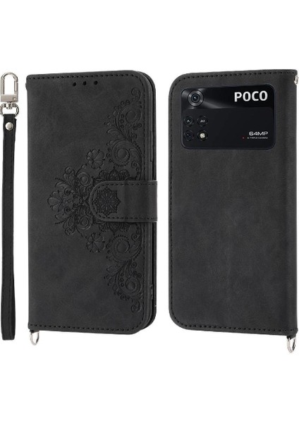 Xiaomi Poco M4 Pro 4g Bileklik Darbeye Çoklu Kredi Için Flip Case (Yurt Dışından) indirimleri