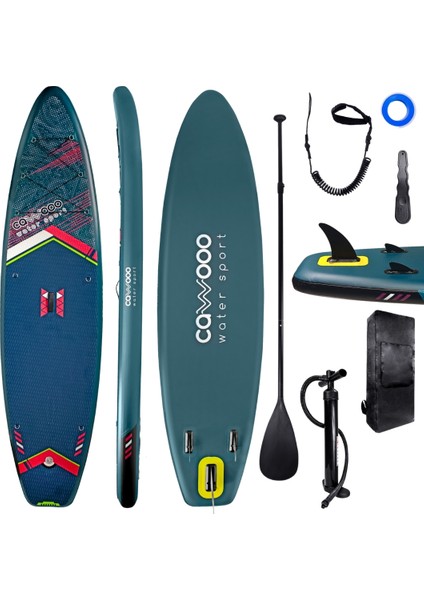 Sup Şişme Sörf Tahtası Stand Up Paddle Board 82*320*15 cm Lacivert