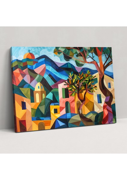 Picasso Manzara Kanvas Tablo - Pablo Picasso, Kanvas Tablo, Kanvas Tablo, Pablo Picasso, 50X30