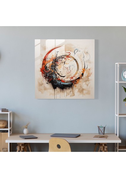 Anadolu Kaligrafi Cam Baskı - Anadolu, Modern Sanat, Geleneksel Anadolu Yazısı, Cam Sanatı, 30X30 fiyatları