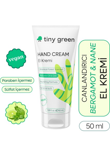 Tiny Green Canlandırıcı Bergamot & Nane Duş Jeli 500 ml