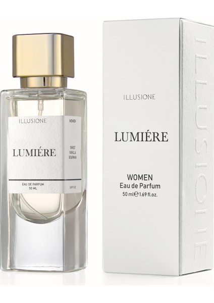 Lumiére EDP Kadın Parfüm 50ml | Şekerli-Vanilya-Gurme | Narenciye, Müge, Orkide, Misk fiyatları