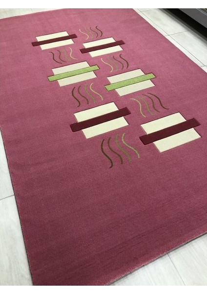 Vizyon Carving 9064 Pembe 175X280 Açık Pembe 5 M2 !